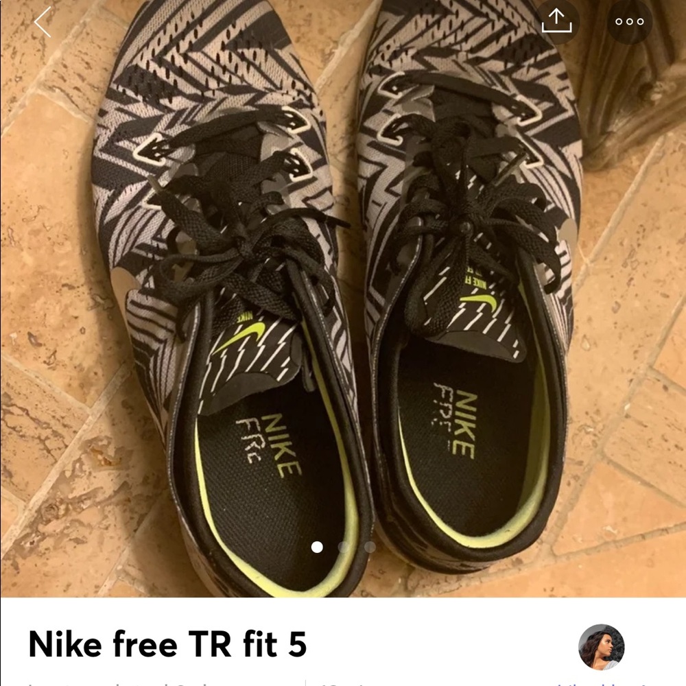 Nike free tr fit 5 tennis shoes